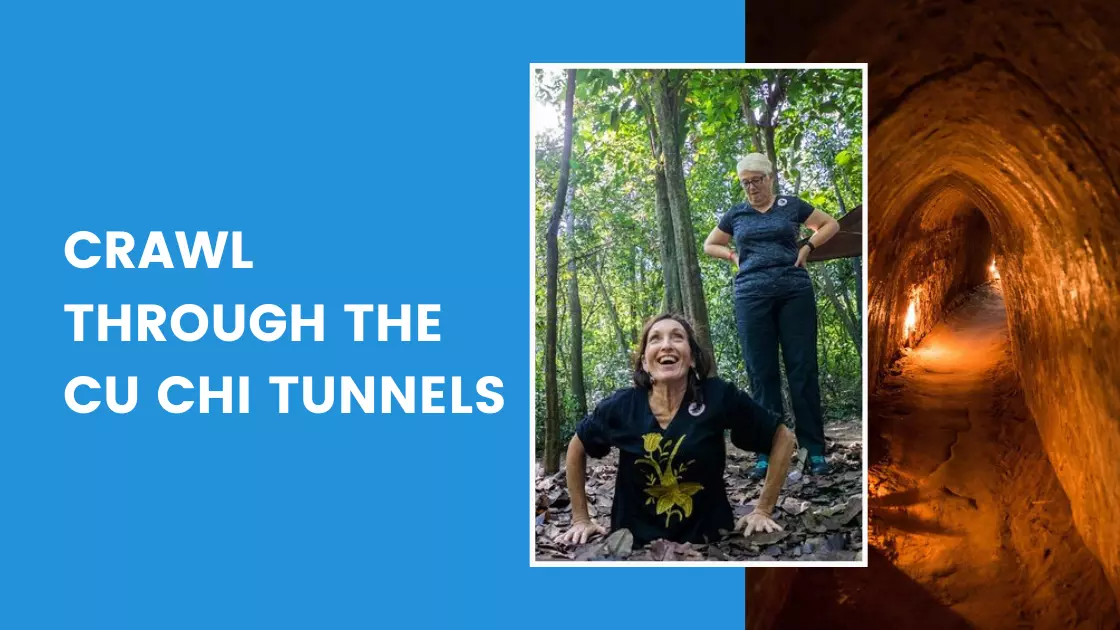 Crawl through the Cu Chi Tunnels